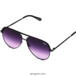clave alta 666Z8T174 negro/negro violeta hombres Quay - Imagen 2