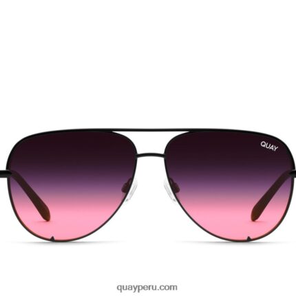 clave alta 666Z8T585 desvanecimiento rosa negro/negro hombres Quay