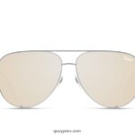 clave alta extra grande 666Z8T899 oro plateado mujer Quay - Imagen 2