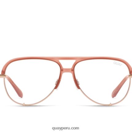 clave alta remezclada gran luz azul 666Z8T457 rosa lechoso/transparenteQuay