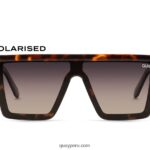 comprensión retrospectiva 666Z8T480 tortuga/smoke taupe polarizado mujer Quay
