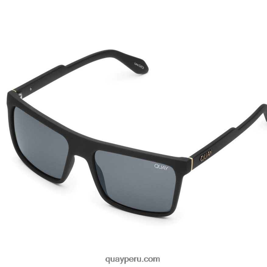 déjalo correr 666Z8T560 negro mate/smk polarizado hombres Quay - Imagen 2