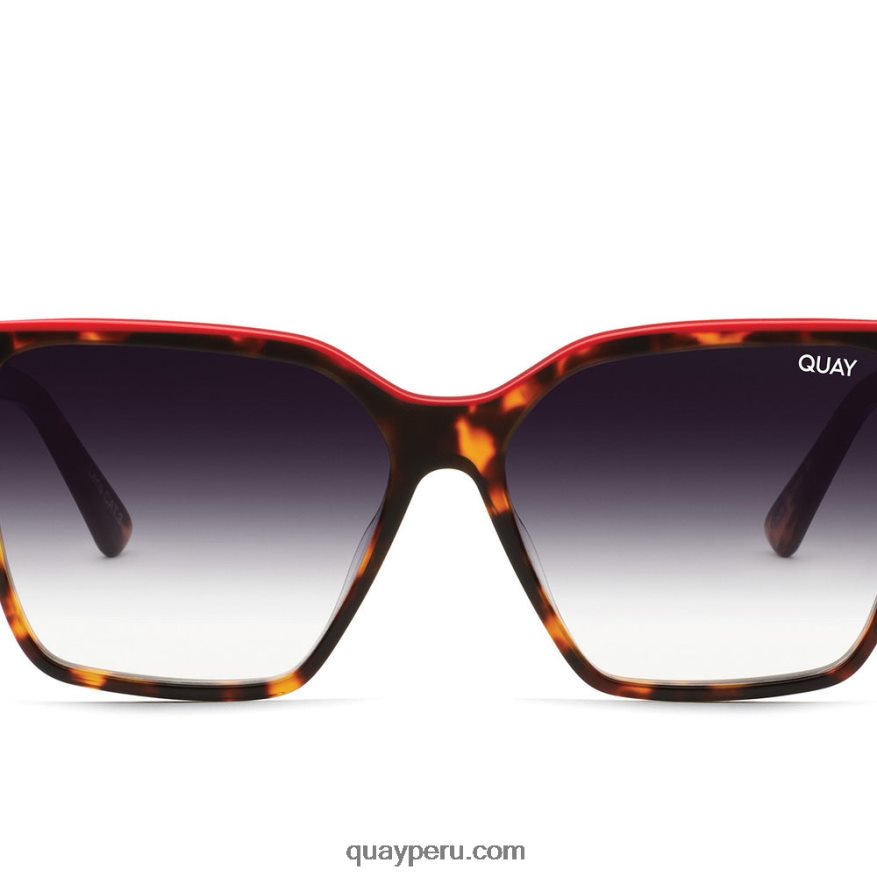elevar_a_mismo_nivel_666z8t27_rojo_tortuga_descolorido_mujer_quay.jpg elevar a mismo nivel 666Z8T27 rojo tortuga/descolorido mujer Quay - Imagen 1