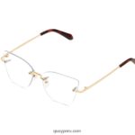 envíalo sin montura rx 666Z8T361 oro/transparente rxQuay - Imagen 2