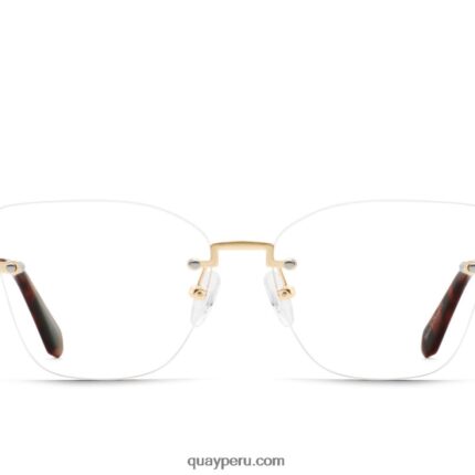 envíalo sin montura rx 666Z8T361 oro/transparente rxQuay