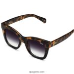 fuera de horas 666Z8T35 tortuga negro/descolorido mujer Quay - Imagen 2